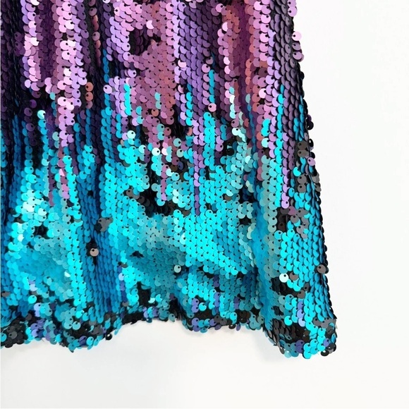 Alexandra Collection Women's Dazzle Sequin Mockneck top Dancewear Costume Medium - Picture 4 of 10